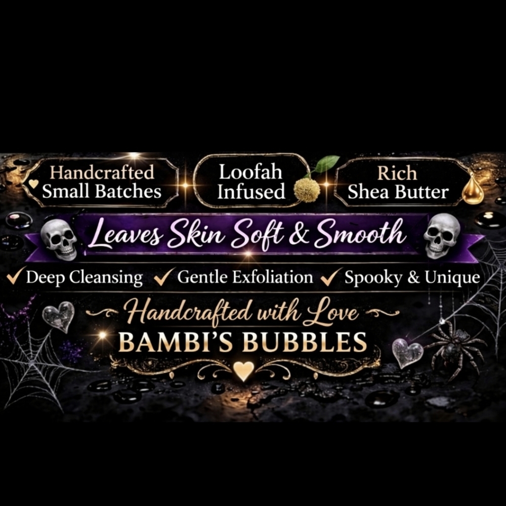 Limited Supply HandCrafted Large Skull Loofah Infused Soap 7oz Total - Picture 9 of 14